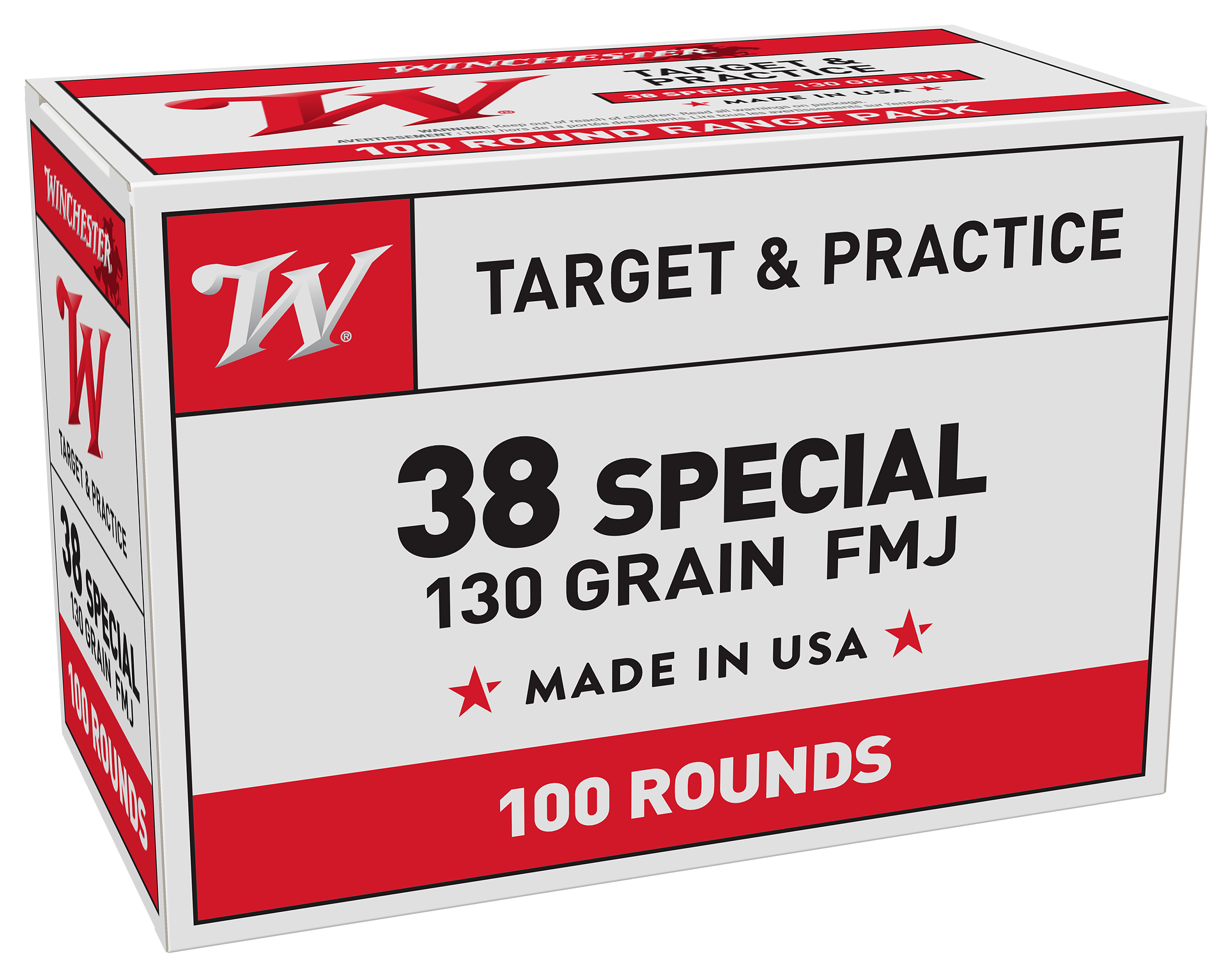 Winchester .38 Special 130 Grain FMJ Centerfire Handgun Ammo | Cabela's